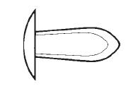 Plastic Arrow / Canoe Clips