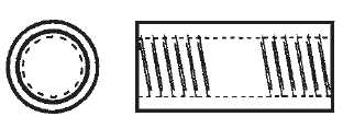 Phenolic Round Threaded Stand-offs Plastic