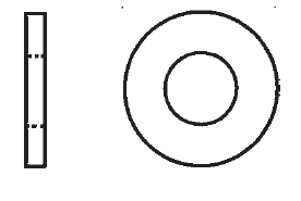 PVC Washers - White Plastic