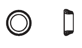 Plastic Rolled 'Loc-Seal' Washers