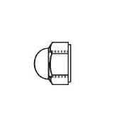 Metric Plastic Lock Cap Nuts