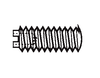 Plastic Oval Point Combination Hex Socket / Slotted Set Screws