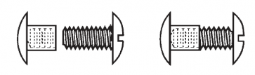 Clear Threaded Polycarbonate Post & Screws Plastic