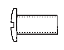 Plastic Rapid Assembly Post & Screws - Slotted