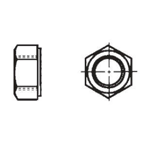 PVC Hex Nuts Plastic