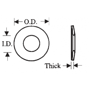 Plastic Conical Washers / Spring Washers