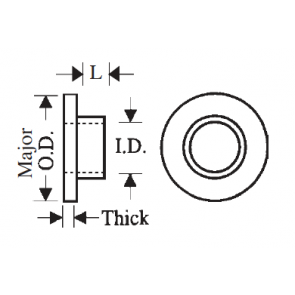 Plastic Fibre (Hard Vulcanized) Shoulder Washers