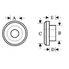 Plastic Standard Shoulder Washers