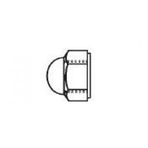 Metric Plastic Threaded Cap Nuts