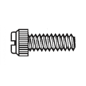Plastic Economy Grade Thumb Screws, Slotted