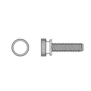 Plastic Knurled Head Thumb Screws