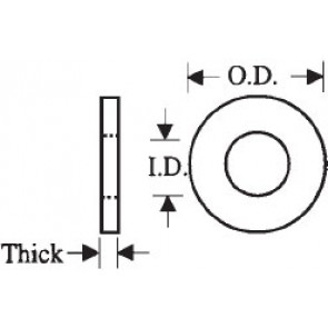 Plastic Flat Washers