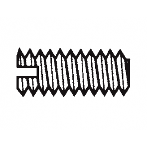 Plastic Slotted Set Screws