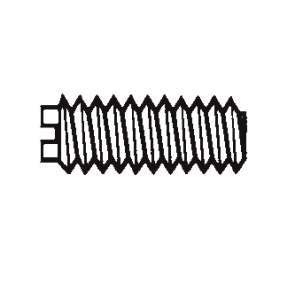 Plastic Plain Slotted Set Screws