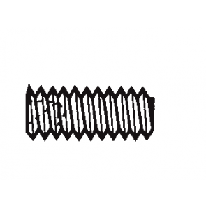 Plastic Plain Point Hex Socket Set Screws