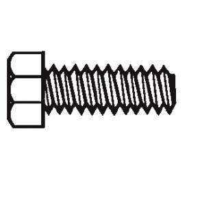 Plastic Hex Head Unslotted Screws