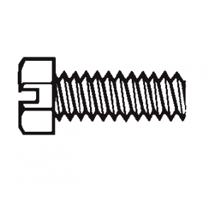Plastic Hex Head Slotted Screws