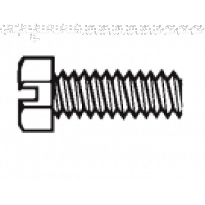 Metric Plastic Slotted Hex Head Screws