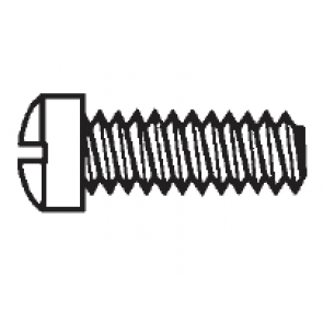Plastic Fillister Head Slotted Screws