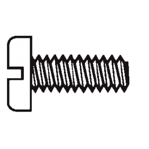 PVC Machine Screws Pan Head Plastic