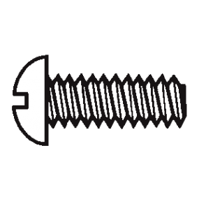PVC Cap Screws - Round Head Plastic